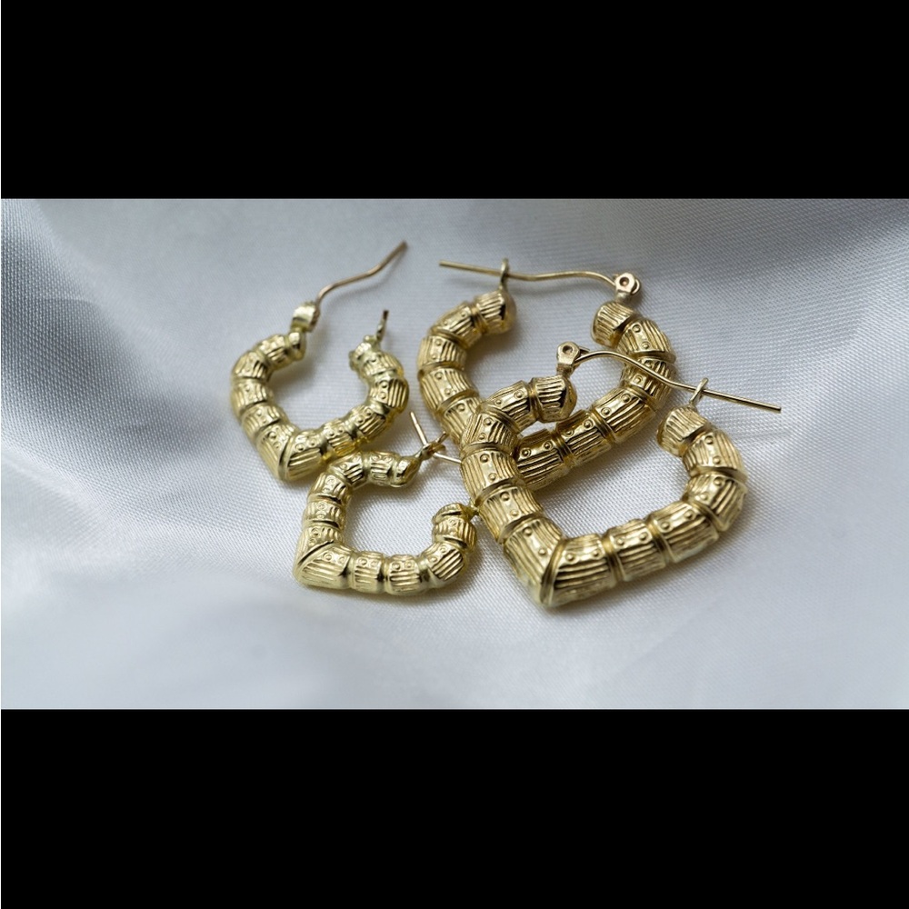 10k Gold Hoop Earrings